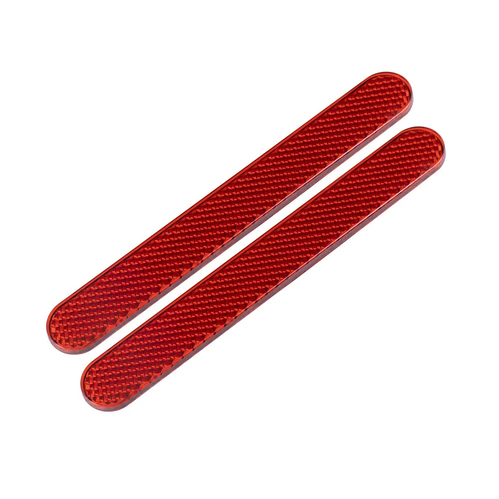 Fork Reflectors Sticker Front Universal Fit For Harley Dyna Switchback Red view 6