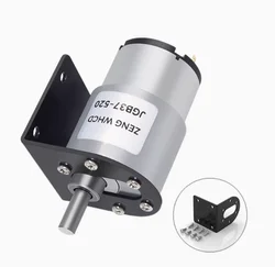 JGB37-520 Miniature High Torque Gearbox 6V/12V/24V 7RPM~960RPM High Power Micro Speed Reversible Electric Gear DC Brush Motor