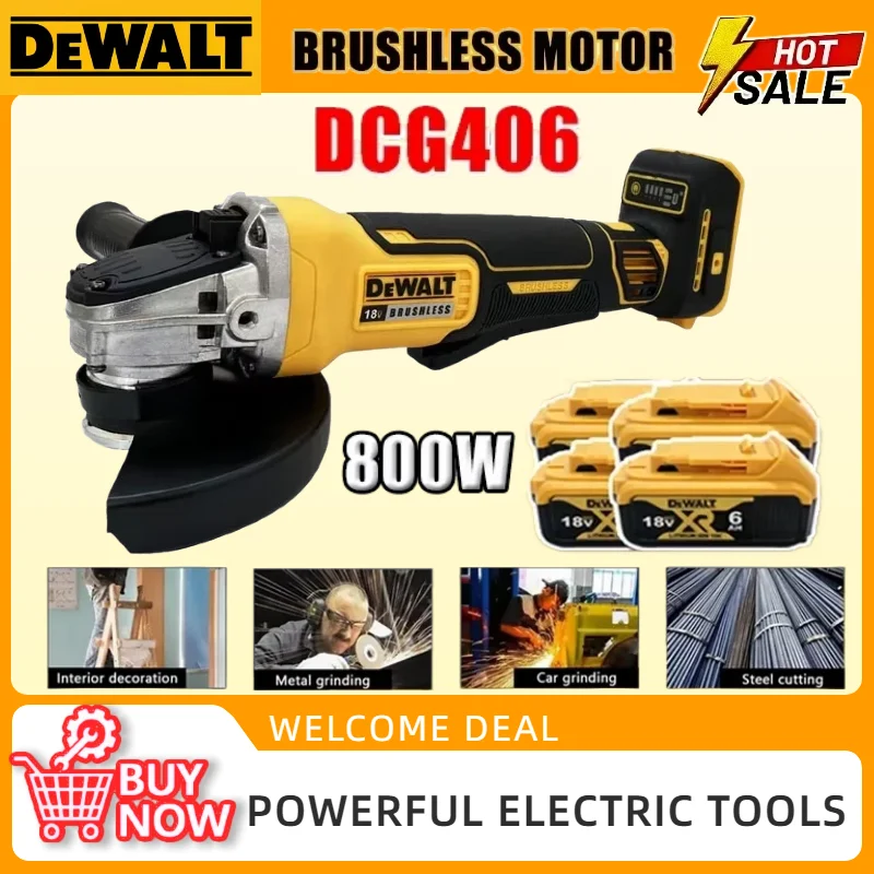 dewalt-dcg406-125mm-brushless-angle-grinder-9000rpm-cordless-cutting-machine-impact-polisher-machine-18v-rechargeable-power-tool