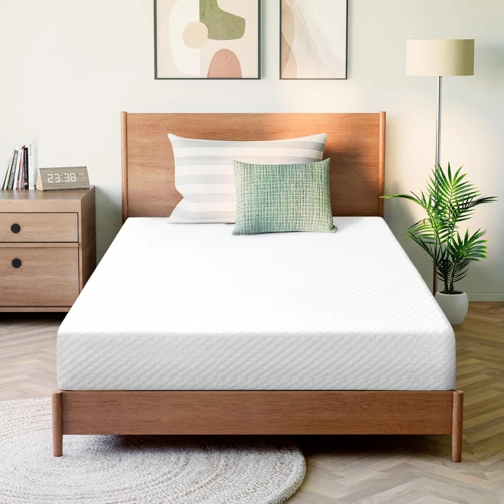 

5 Inch Twin Cooling Gel Memory Foam Mattress Medium Firm Pressure Relief CertiPUR-US Certified Foam, Mattress in a Box Comforta