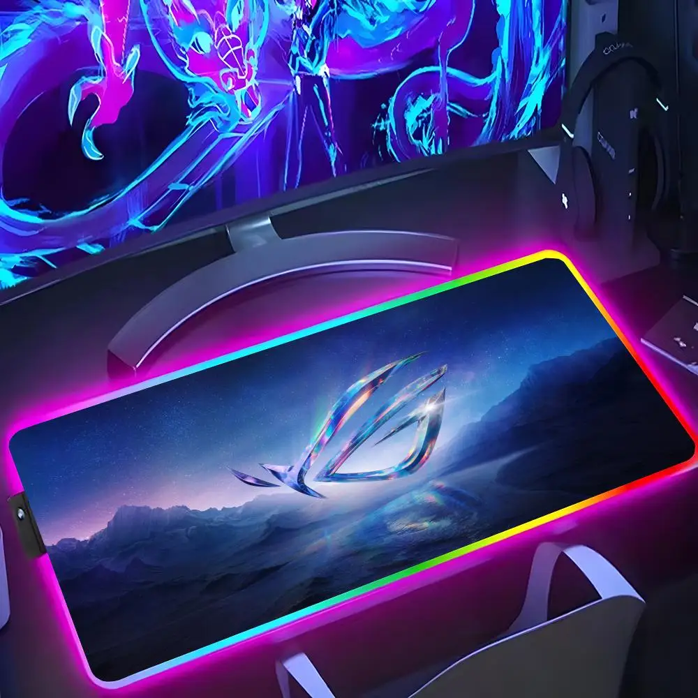 

Asus Rog Mouse Pad RGB Luminous 900X400mm Large Table Mat Non-slip Extra Large Game Office Mouse Pad