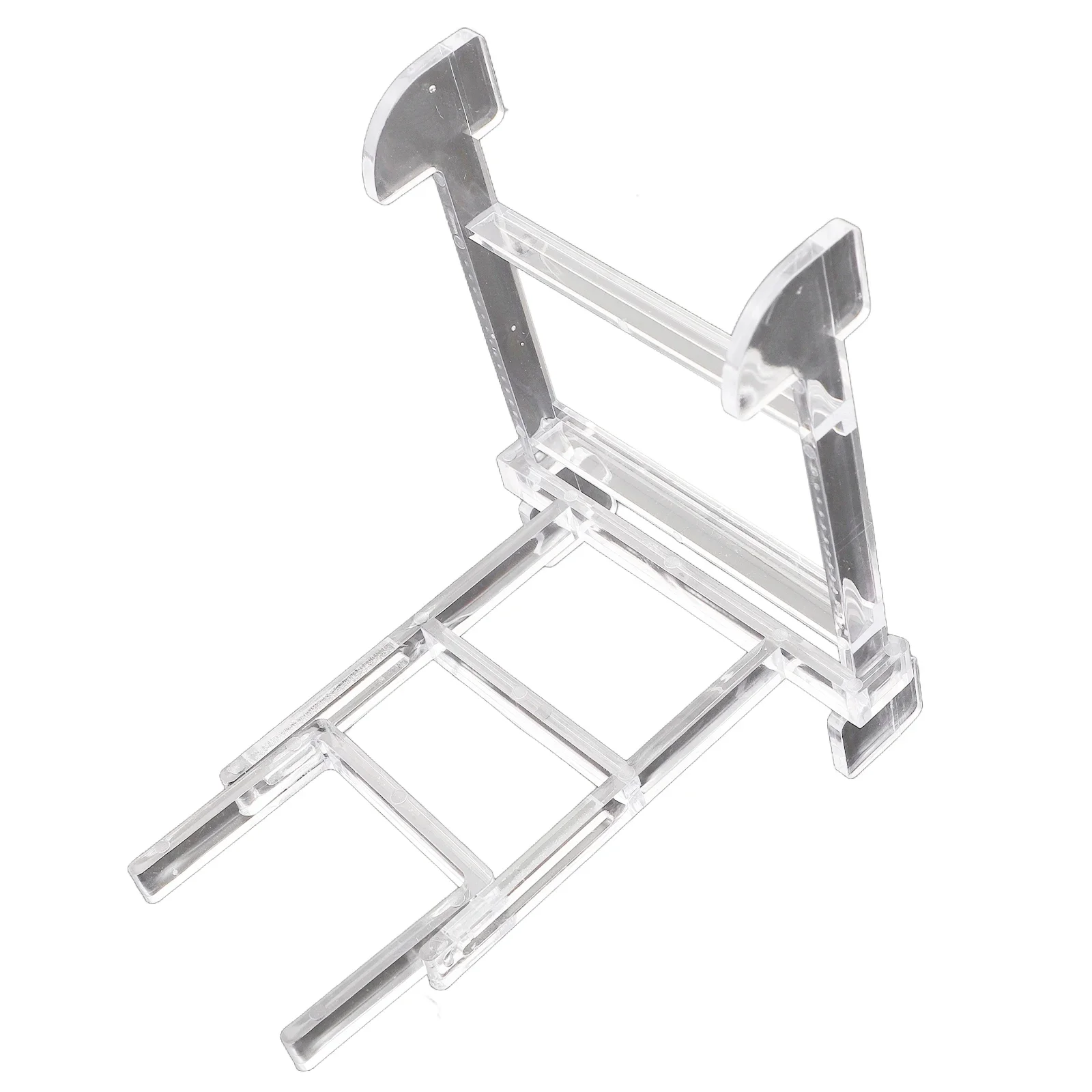 Portable Plate Holder Picture Frames Photo Pedestal Holder Plastic Display Stand Bowl Dish Tray Racks Storage Organizer