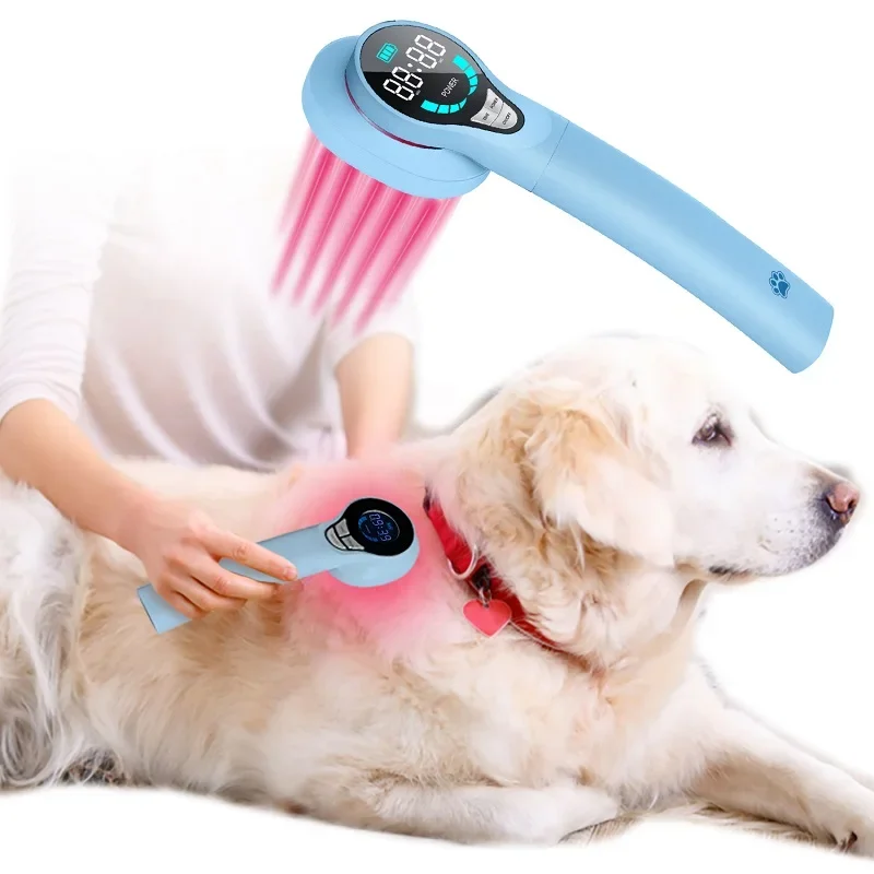 

Infrared Red Light Therapy for Dog Pain Relief LLLT Acupuncture 650nm 808nm Pet Wound Treatment Veterinary Medical Equipment