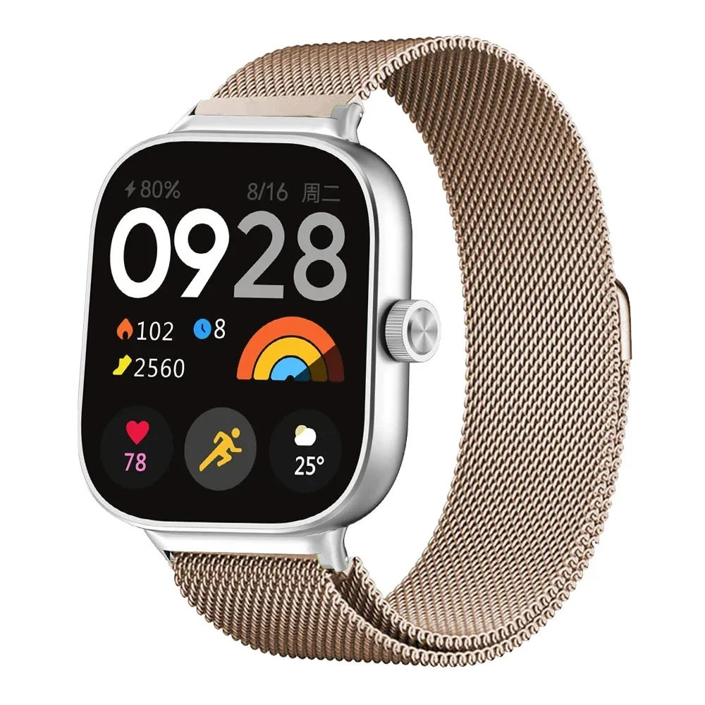 Milanese Loop Band For Redmi watch 5/4 Smartwatch Bracelet For Mi band 8pro/9 pro Wristband Replacement Metal Strap Accessories image 5