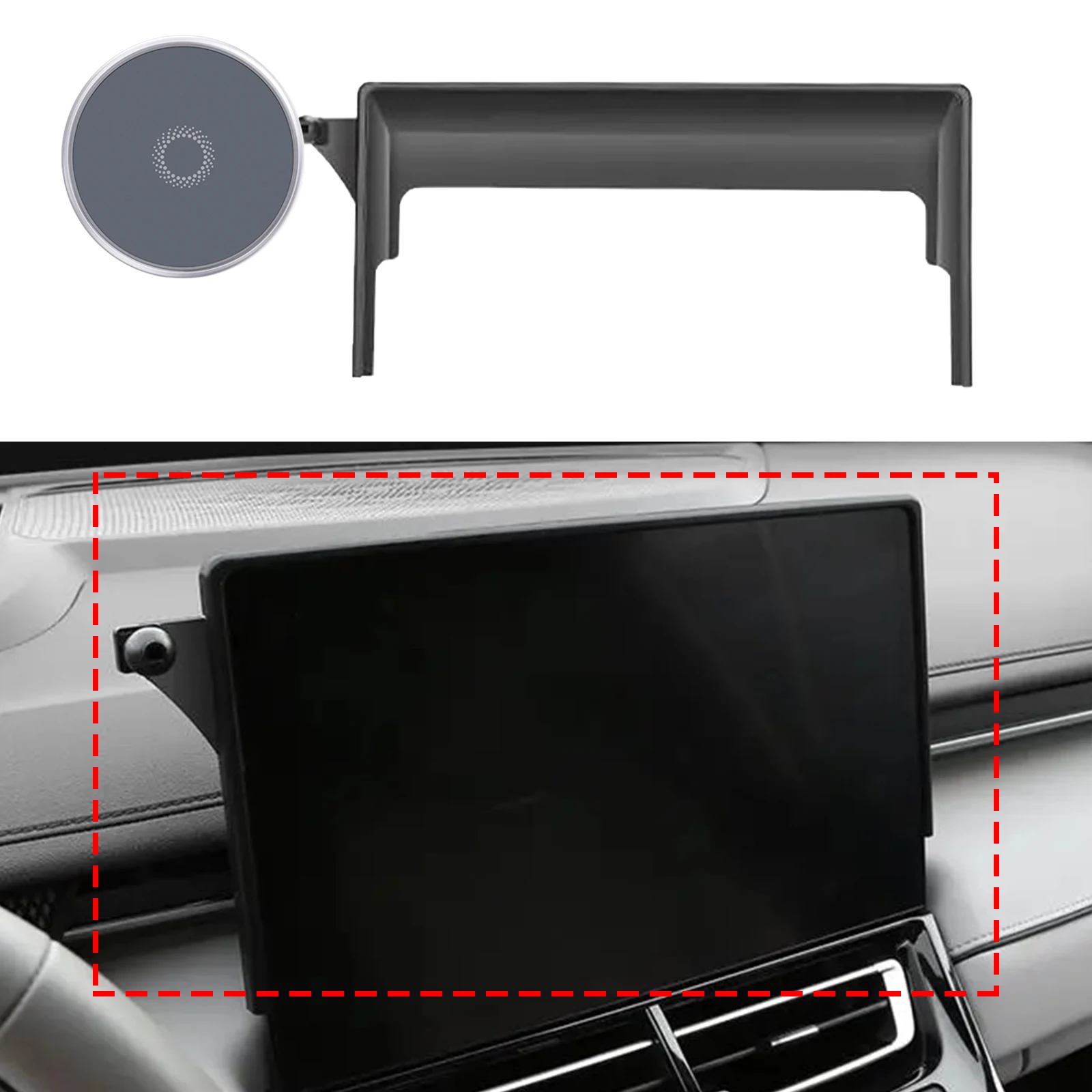 

fit for WEY Coffee 01 2021 2022 2023 Custom Fit Phone Holder Mount Dashboard Screen Base No Drill Car​​ accessoires