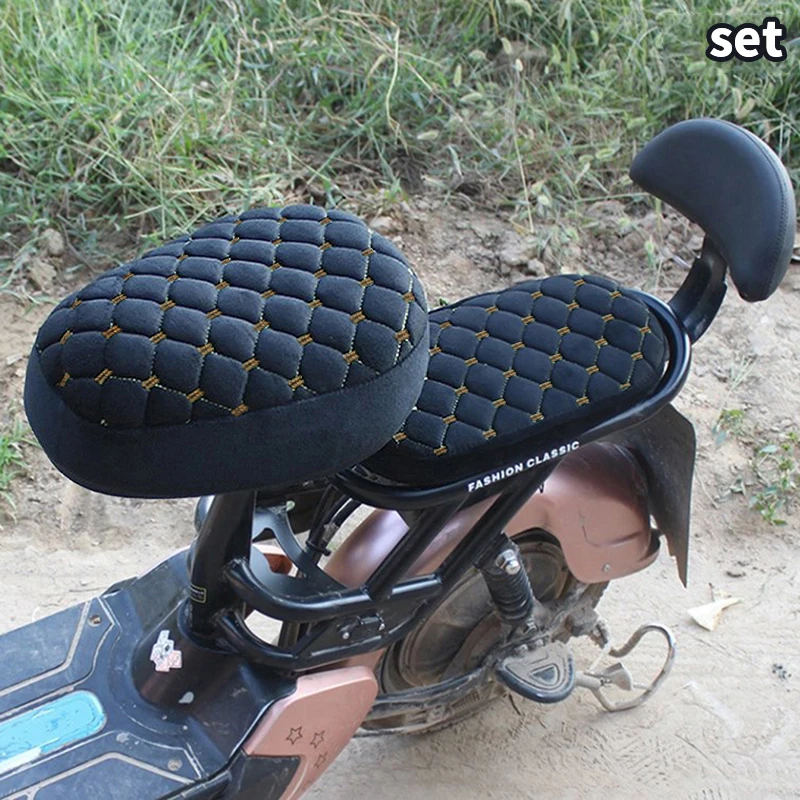Universal Comfortable Thickened Seat Cover For Battery Bikes And Bicycles-New image 3