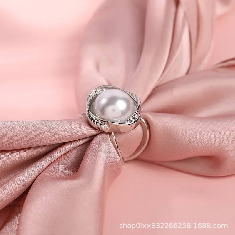2022 new fashion small silk scarf buckle summer non-slip corner knot buckle female waist hem buckle dual-purpose brooch