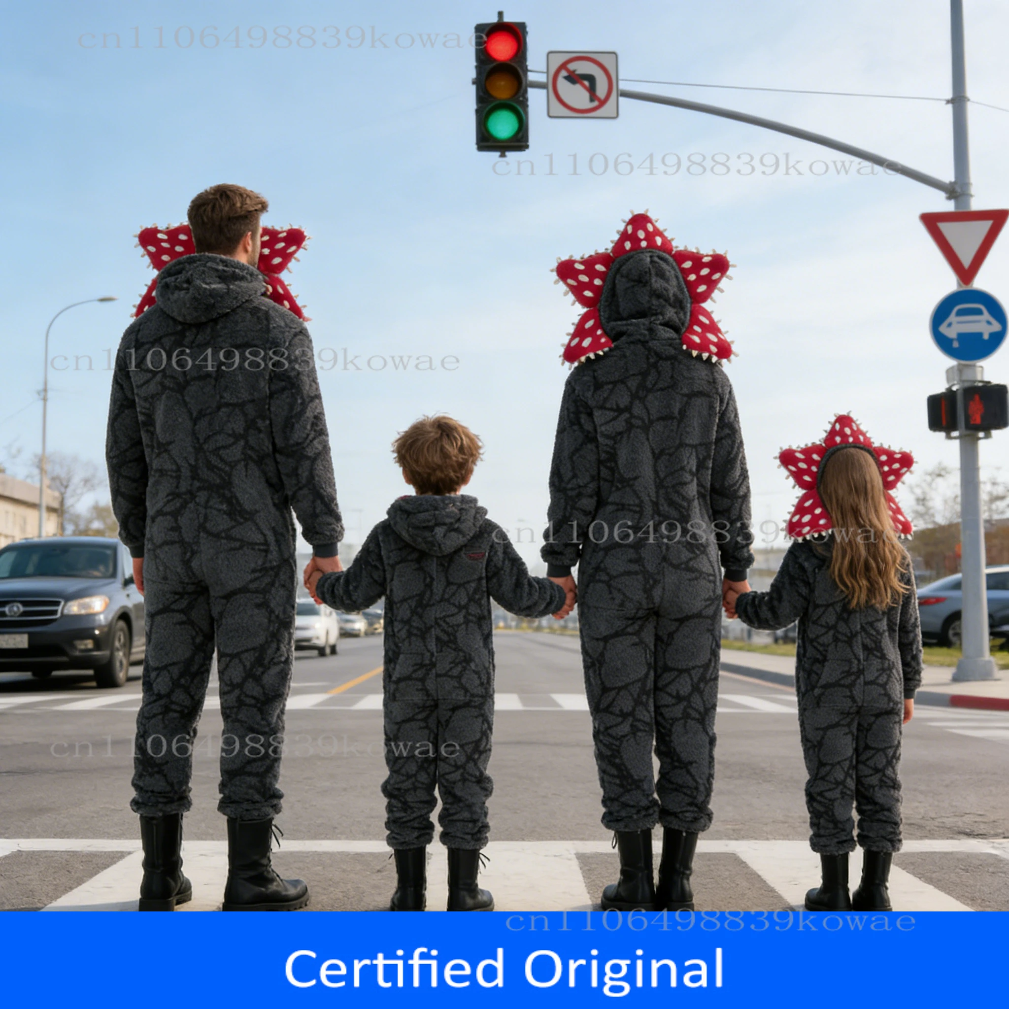 

Family Gift The Demogorgon Family Matching Cartoon Pajama Sets Soft Cosplay Pajamas for Adults children Winter pajamas