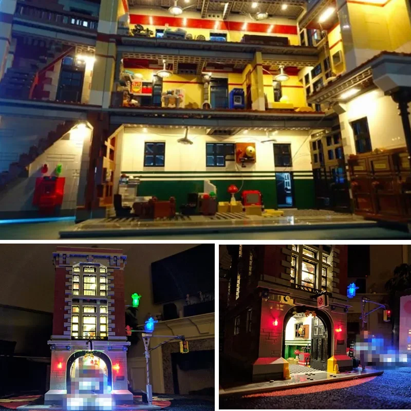 

LED Light Kit For 75827 And 16001 Ghostbusters Firehouse Headquarters DIY Toys Set (Not Included Building Blocks)