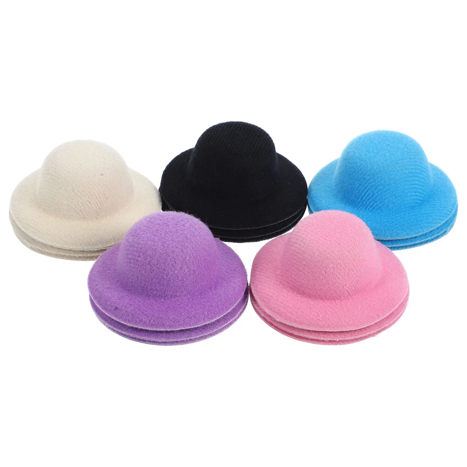 

15Pcs Mini Top Hats Unique DIY Craft Accessories Lightweight Decorative Snowman Hair Ornaments Miniature Party Hats for Crafts