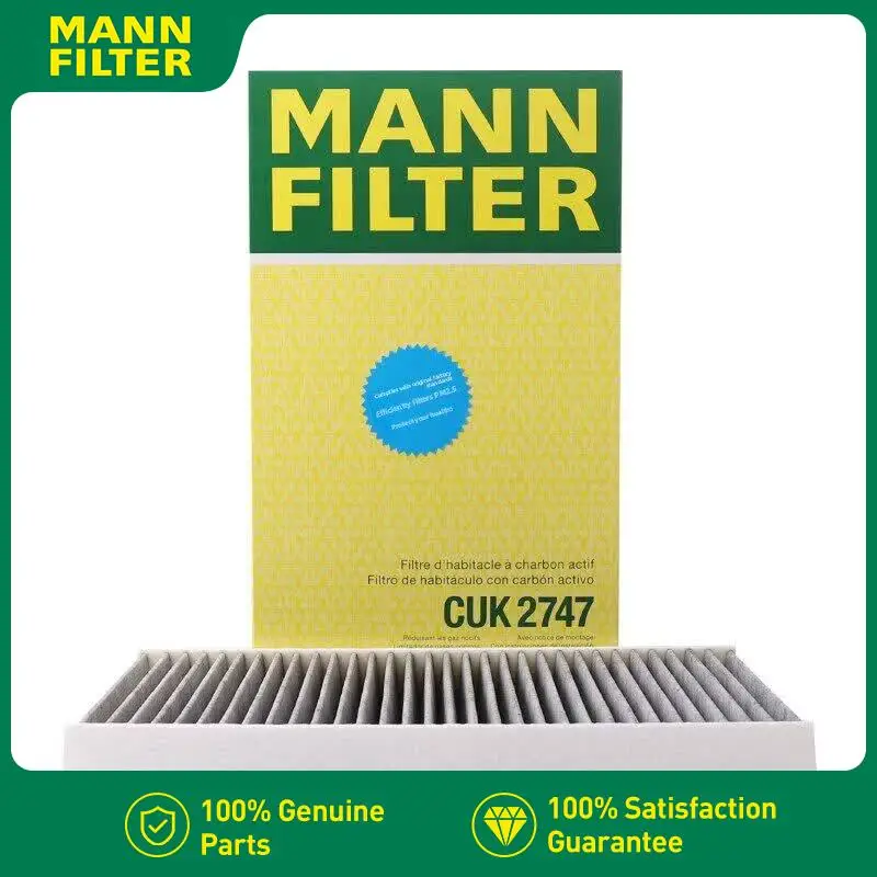 MANN FILTER AC  Carbon Air Filter for Land Rover Discovery 2004-2009 L319  CUK2747 JKR 500020 JKR 500010 LR 023977