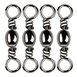 50Pcs Bottle Swivel High Speed Figure Eight Ring 8 Figure Ring Connector Fishing Gear Accessories