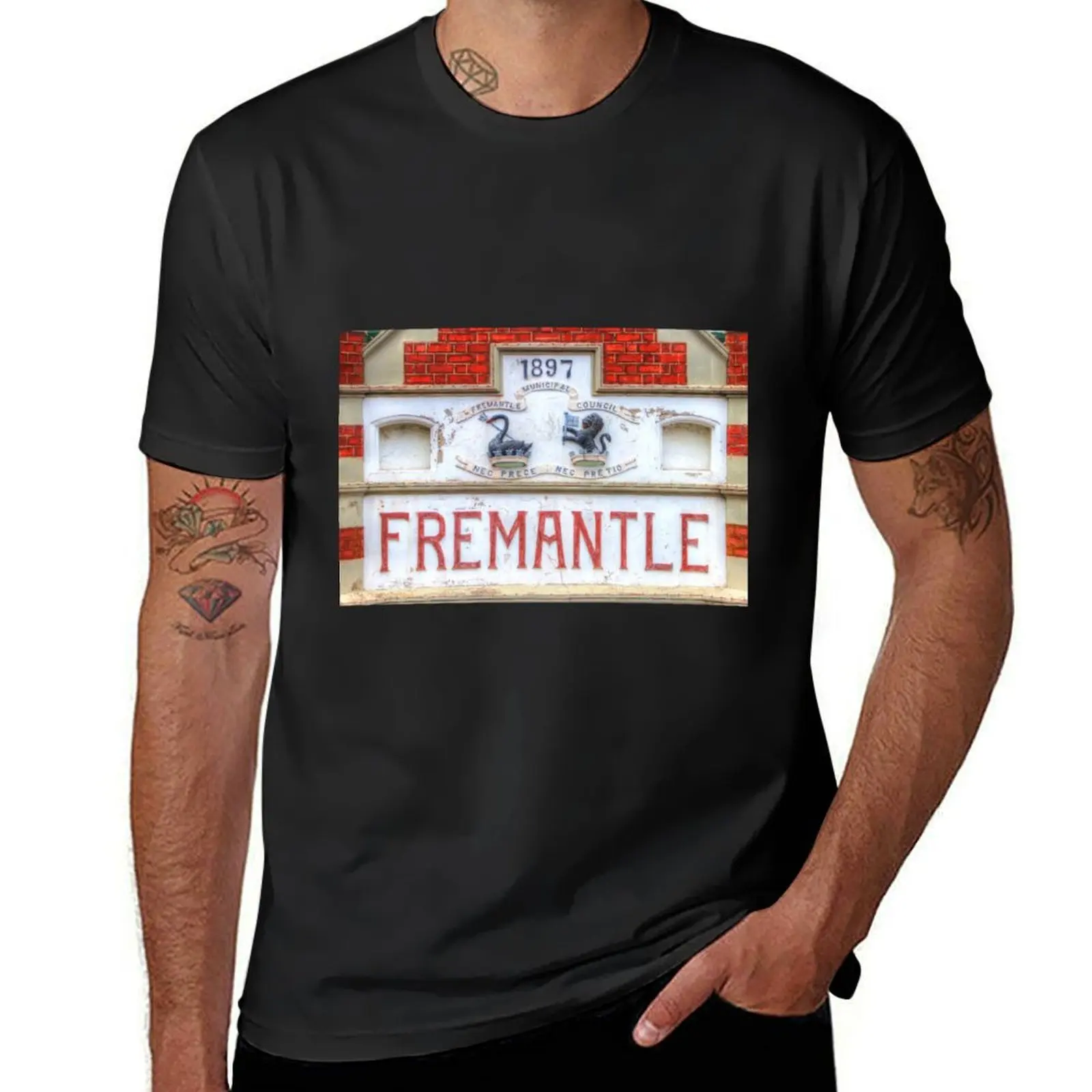 Fremantle Markets - HDR - Fremantle WA T-Shirt tops cute clothes animal prinfor boys T-shirt men