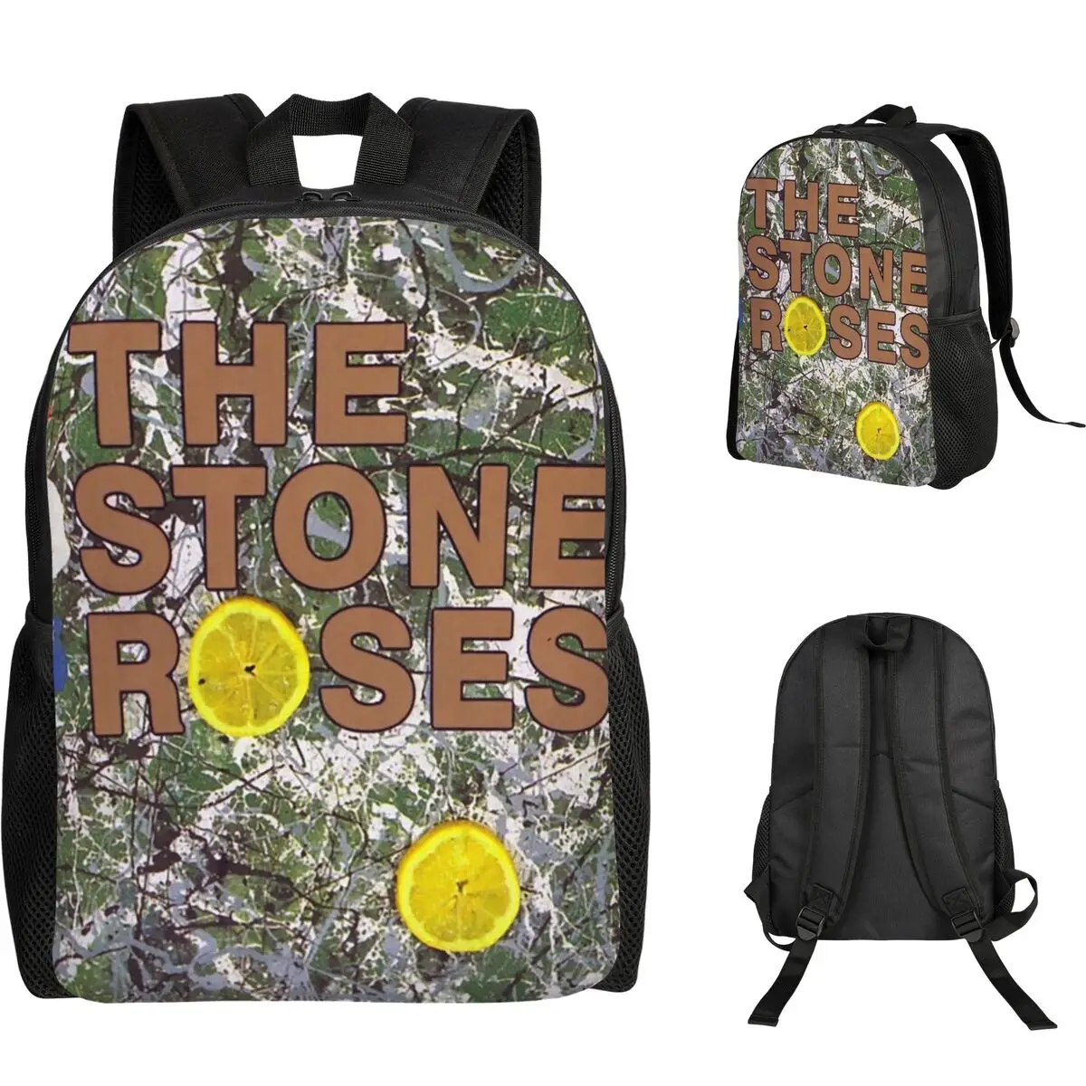 

Альбом Stone Roses Cov, студенческий рюкзак, школьная сумка, походный дорожный рюкзак для мужчин и женщин, модная сумка для книг, сумки на плечо