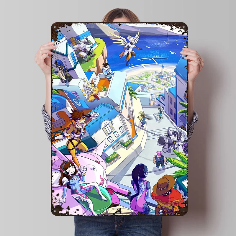 Ow Metal Poster Aes… - image