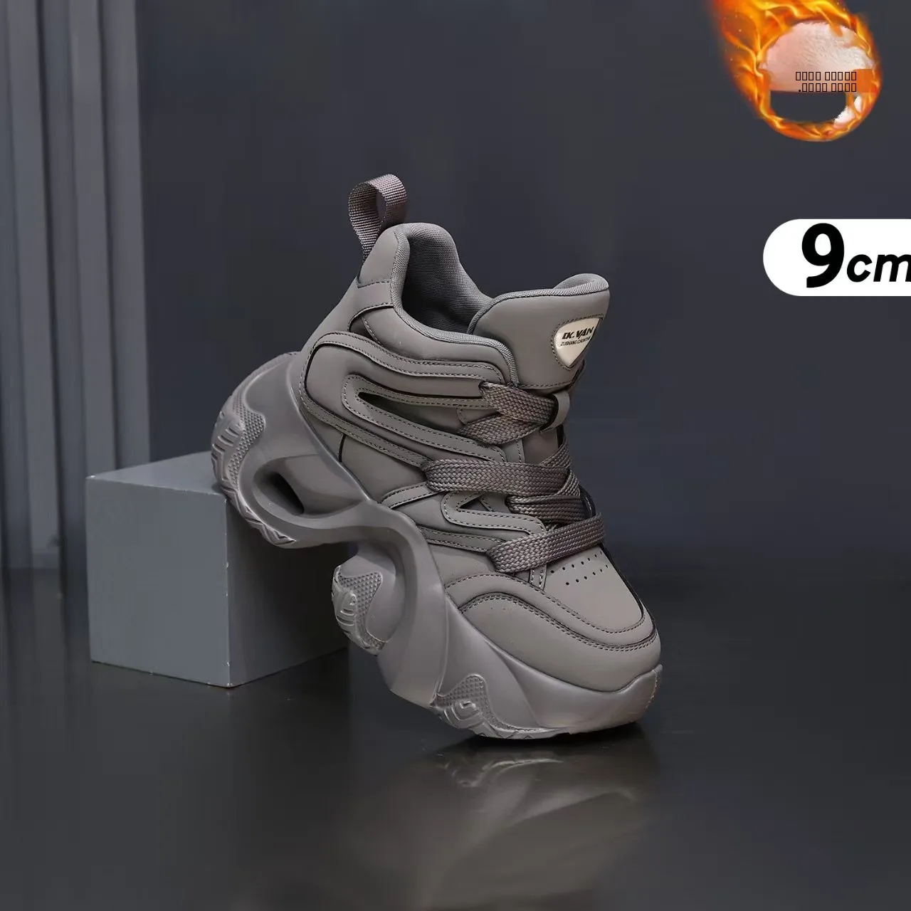 

Модные повседневные кроссовки из натуральной кожи, суперкомфортные уличные кеды из канваса, средней высоты, с цветными блоками