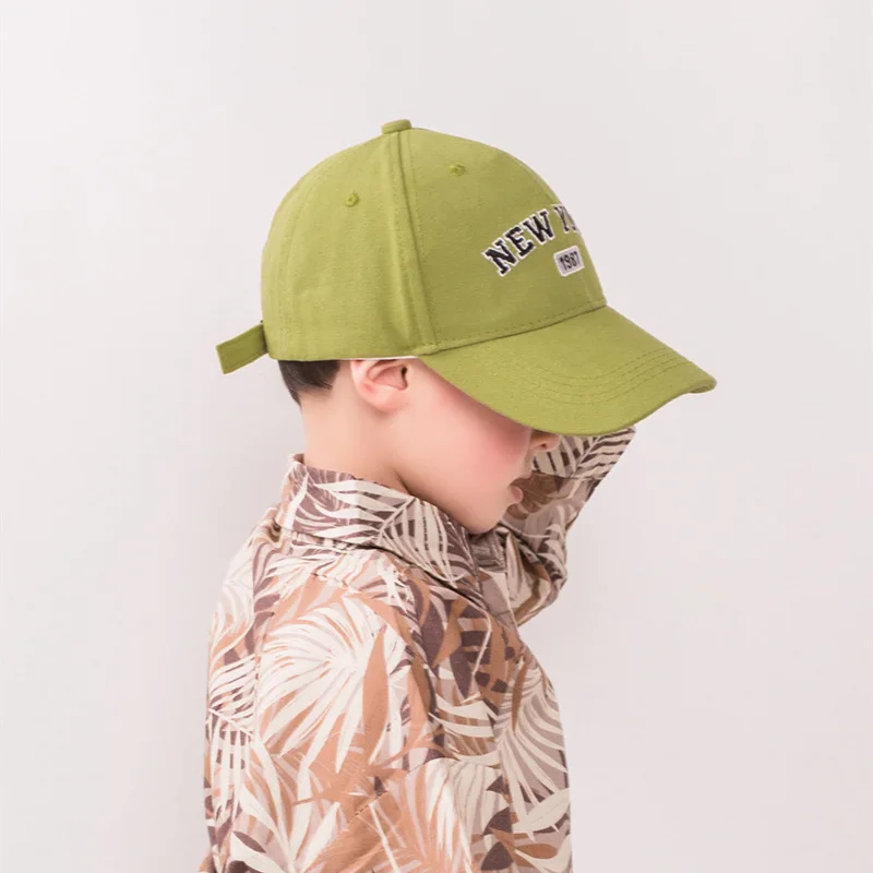 Spring Summer New Children Casual Peaked Cap Boys Korean Style Baseball Cap Baby Girls Sun-Shade Sun Protection Hat