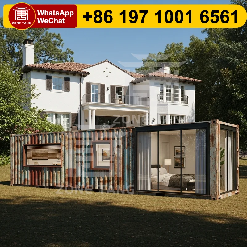 

Residential Readymade Homes Smart Home Integration Anti Rust Flat Pack House Fabricated Homes DIY Pre Fabricated Homes Portable