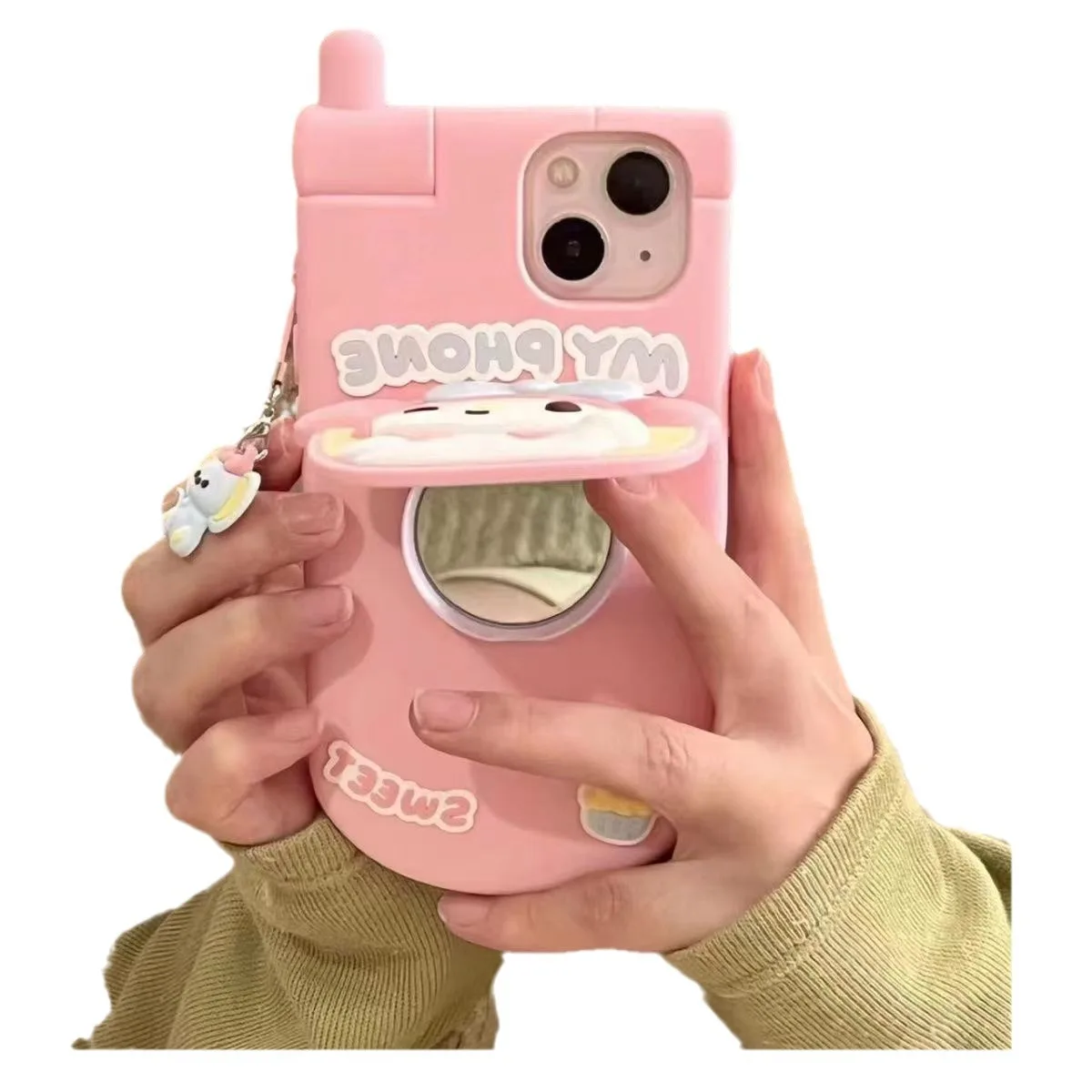 Miniso Kawaii Phone Hello Kitty for IPhone15promax Apple 12 Phone Case 14 New Silicone 13Pro Cute Girl Birthday Gift