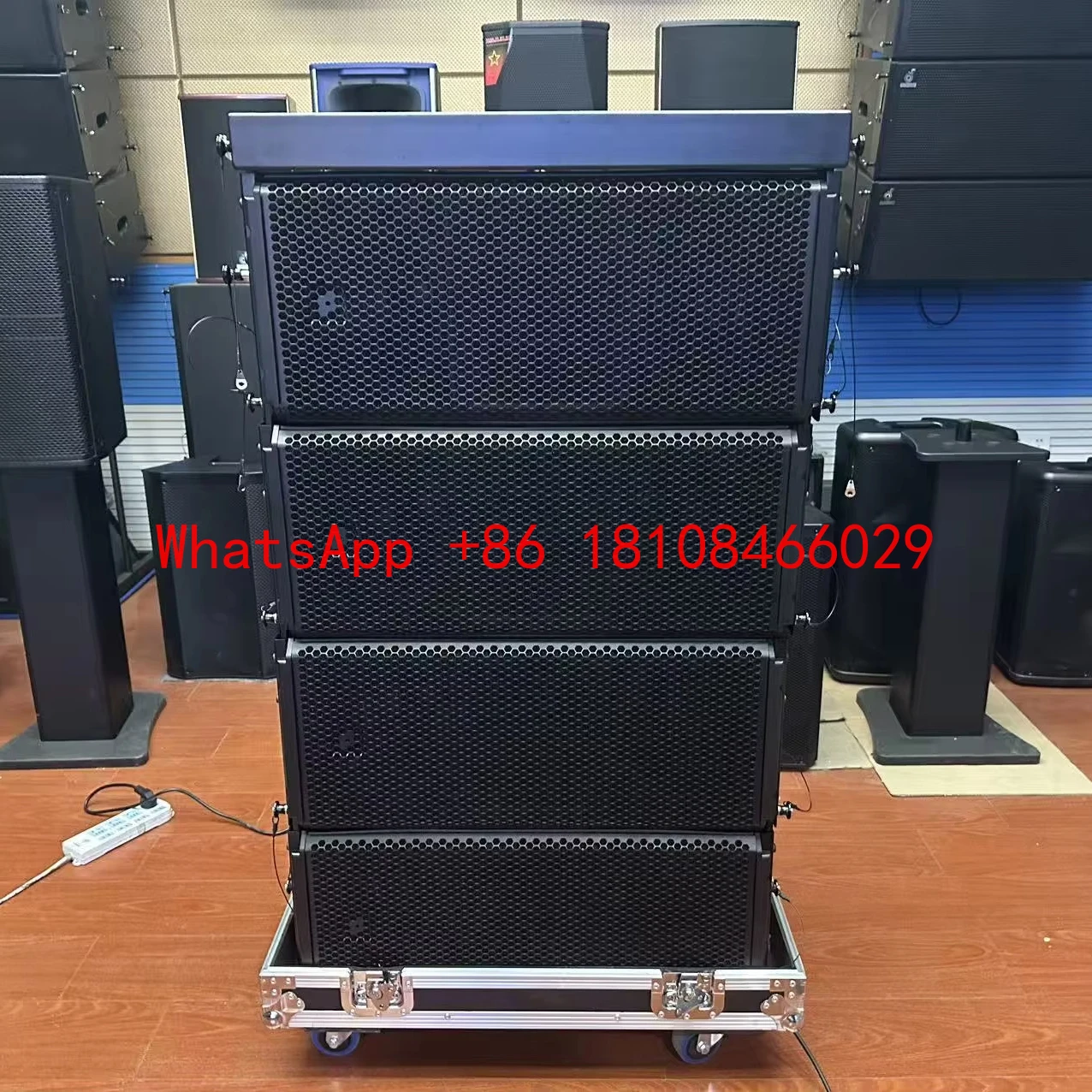 Sistema de Sonido RRD NET HDL 30-A Pro Sound, Altavoces de Línea Activos de Dos Vías con Neodimio de 10 Pulgadas y 8 ohmios