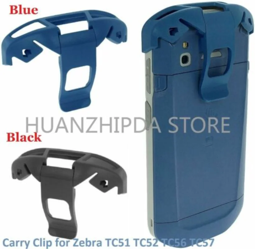 Blue/Black Plastic Carrying Clip for Zebra TC51 TC52 TC56 57 SG-TC51-CLIPHC1-01