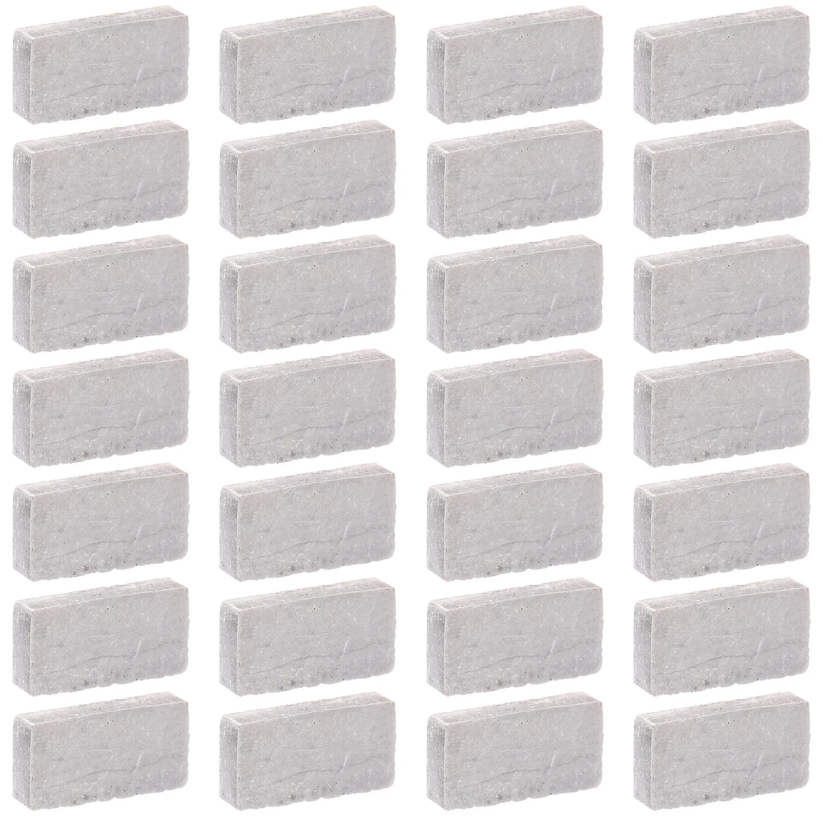 

200Pcs Simulated Bricks Rectangle Shape Miniature Faux Wall Decors DIY Micro Landscape Scene Accessories for