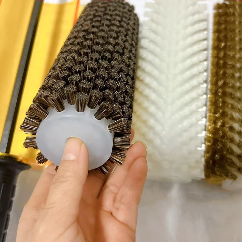 

Ski Waxing Roller Brush Polishing Roller Brush Ski Waxing Set, Nylon Brush Horsehair Brush Copper Wire Brush