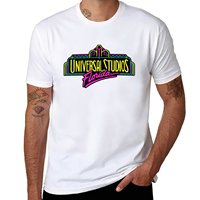 New Universal Studios Florida V2 T-Shirt tees Short sleeve mens white t shirts