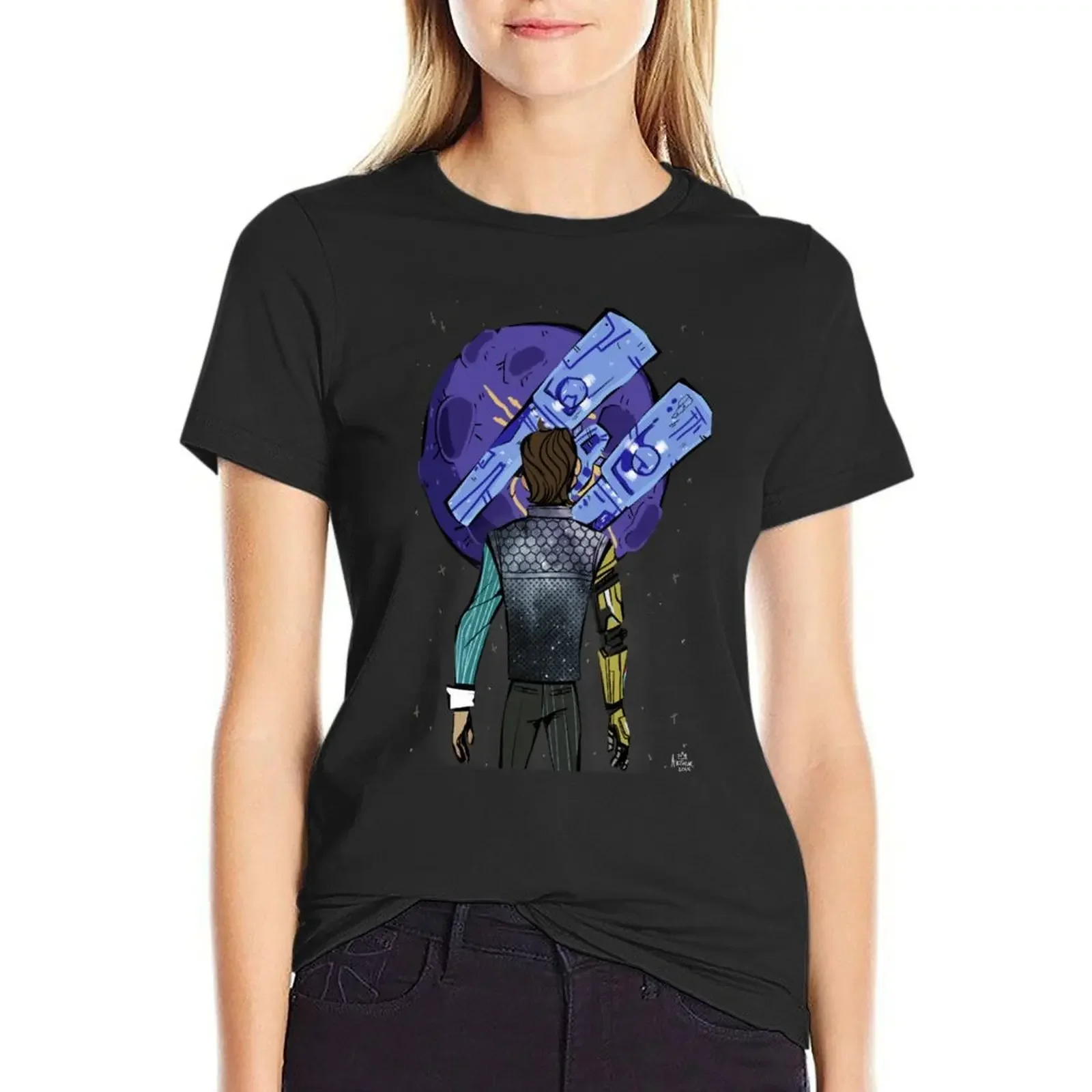 

Rhys the Company Man T-Shirt summer clothes new edition aesthetic clothes workout shirts for Women loose fit