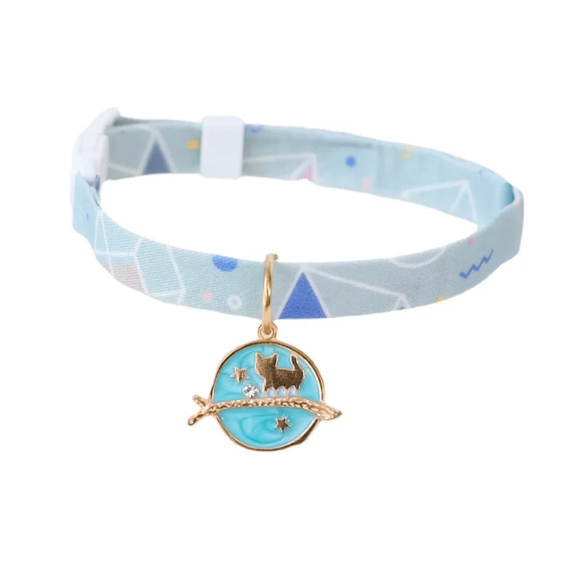 1PC Cute Kitten Collar Pet Cat Collars Breakaway Adjustable Cats Collar Puppy Collar Cat Pendant Puppy Cat Pet Supplies