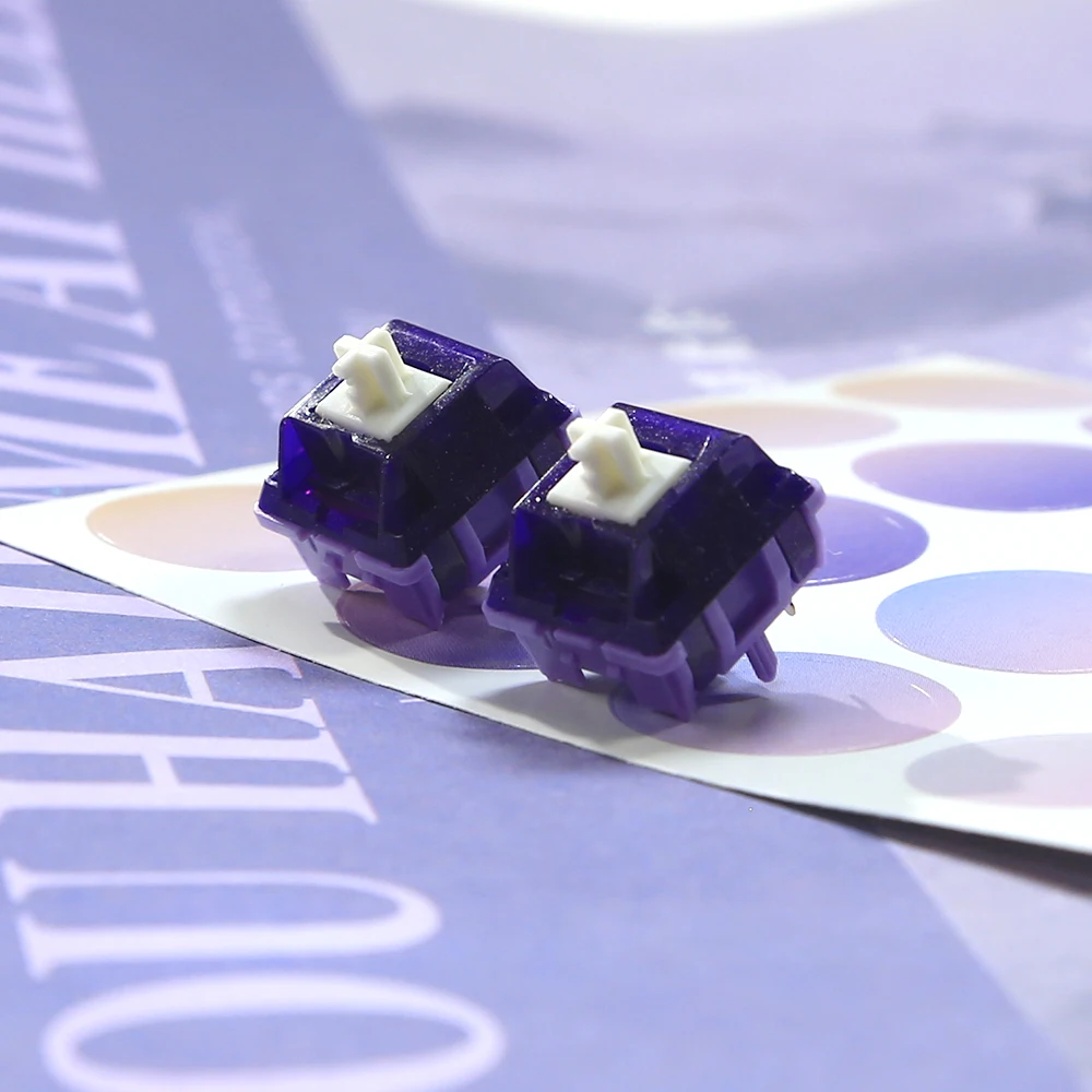 

Bitter Tea Purple Switch V2 Switch RGB Advanced Heavy Tactile 58g 63.5g 5pin Pre for mechanical keyboard