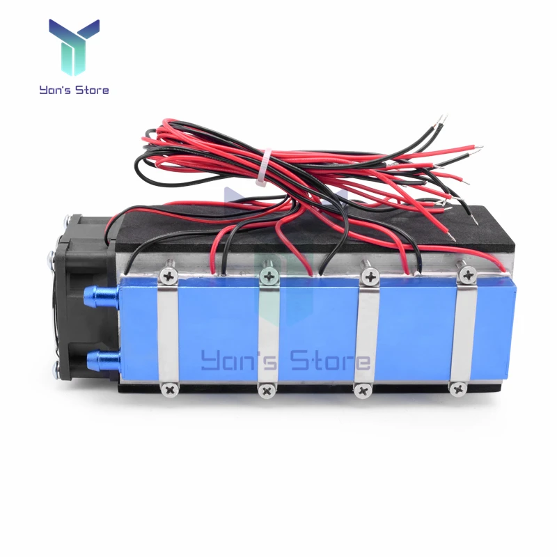 12V 576W 8 Chip Semiconductor Thermoelectric Cooler Peltier Electronic Cooling Radiator Air Conditioner Refrigerator cooler