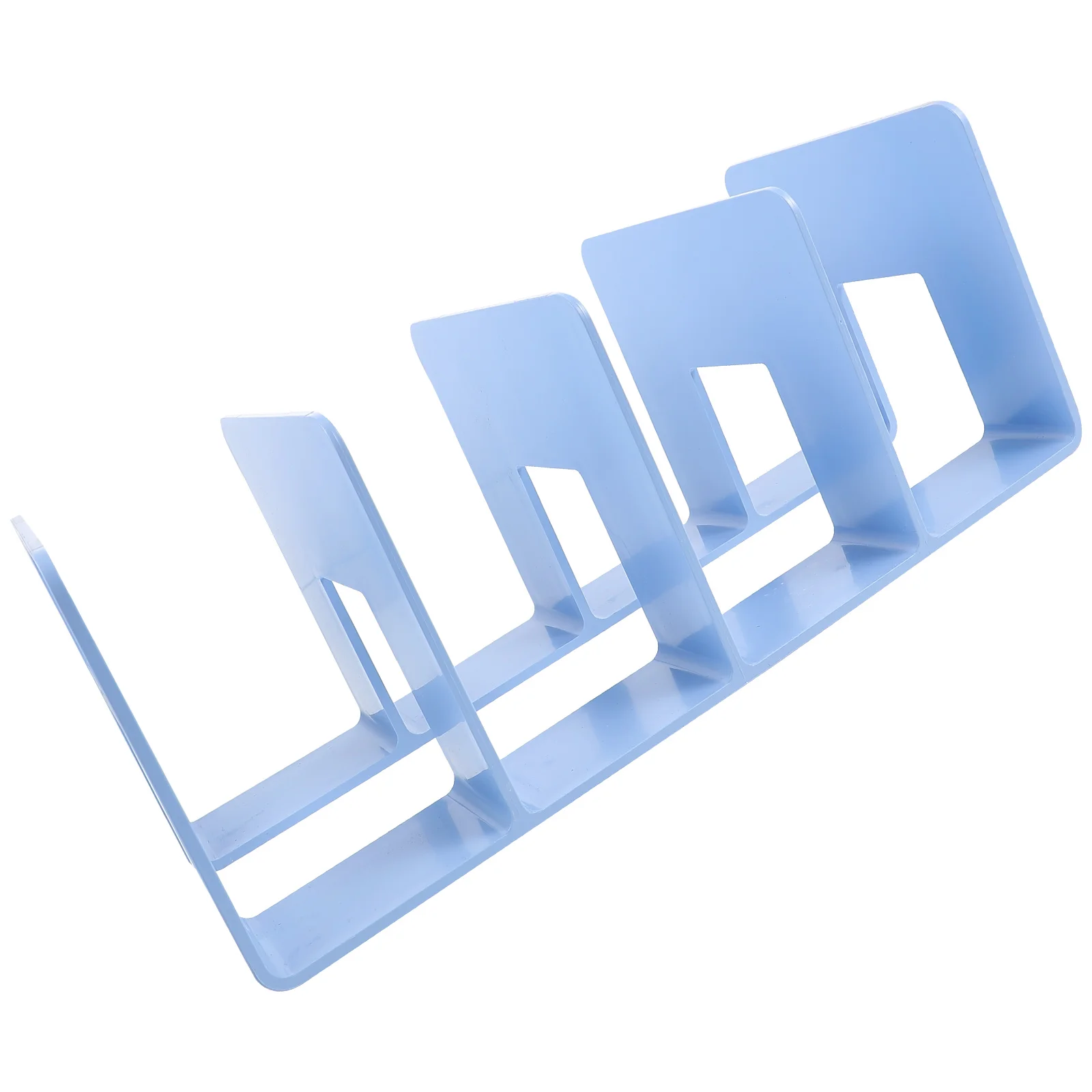 

Acrylic Bookends Desk ganizer Clear Holder Ends for Heavy Books Multifunctional Office Supplies Student Study Dormitory Library