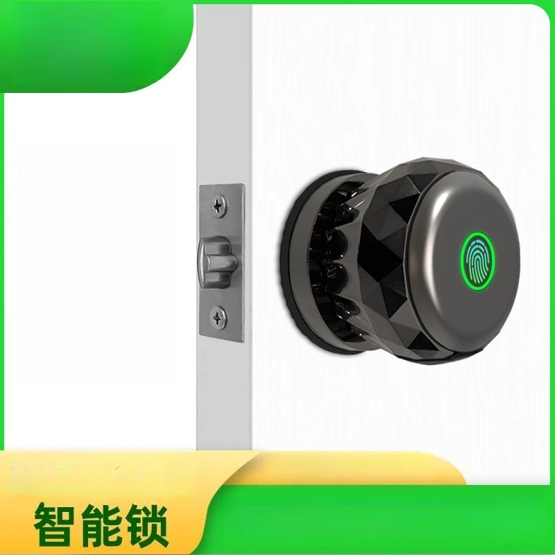 

Graffiti New Indoor Fingerprint Lock Household Wooden Door Ball Lock Intelligent North American Electronics