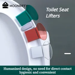 1Pcs Portable Nordic Transparent Toilet Seat Lifters Toilet Lifting Device Avoid Touching Toilet Lid Handle WC Accessories Baño