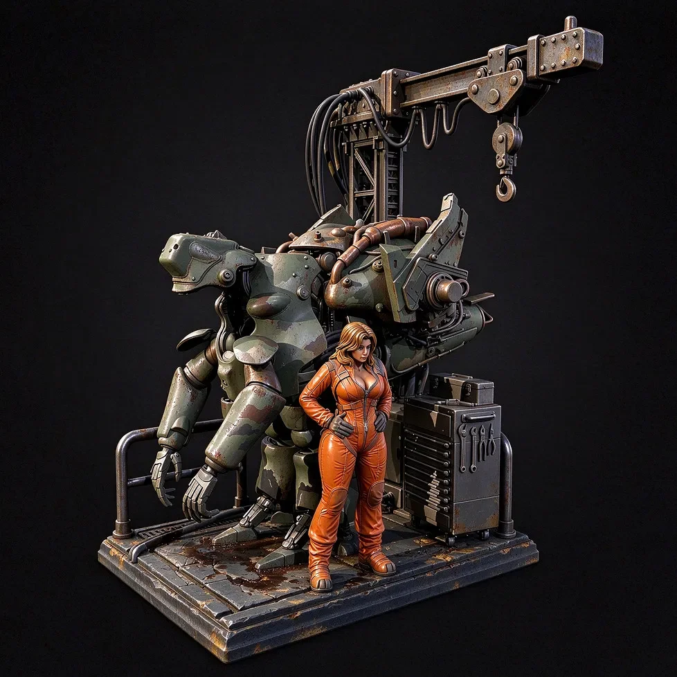 The height of man  25mm 38mm 50mm  Resin model kit self drawing and assembly (3D printing)  TD-7920/3D