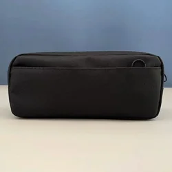 Estuche para lápices de tela Oxford, estuche para lápices de doble capa, bonito estuche negro Oxford, estuche para lápices de alta capacidad, papelería para estudiantes