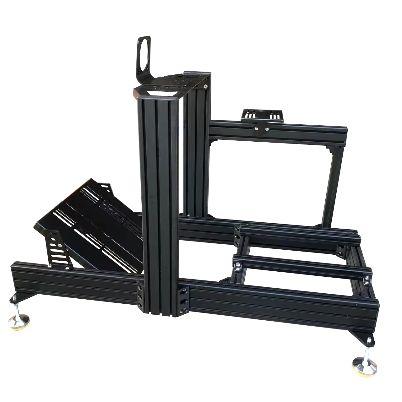 Heavy Duty Custom Aluminum Profile 40120 Sim Racing Cockpit Frame Gaming Driving Seat Racing Simulator Cockpit For Real Driving