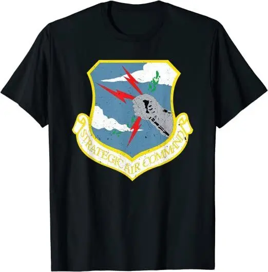 Strategic Air Command SAC Cold War Vintage Best T-Shirt Unisex T-shirts Cotton Luxury Brand Vintage Oversized