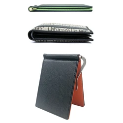 Fashion Men Wallet Short Skin Wallets Purses PU Leather Money Clips Sollid Thin Wallet Men Purse ID Credit Card Cash Holder