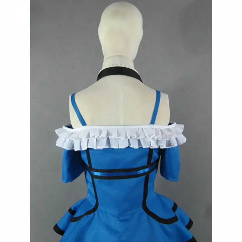 Anime LoveLive! Sonoda Umi Cosplay Costume Blue Lolita Dress Women Girls Braces Skirt