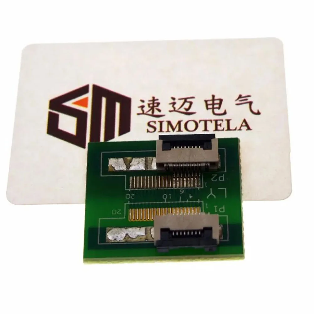 8 pin 0.5mm FPC/FFC PCB connector socket adapter board,flat cable extend for LCD screen interface