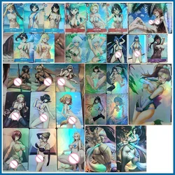 55PC/Set Anime Dragon Ball One Piece DIY ACG Nami Mai Shiranui Boys Games Zabawki Karty kolekcjonerskie Prezenty urodzinowe Gra planszowa