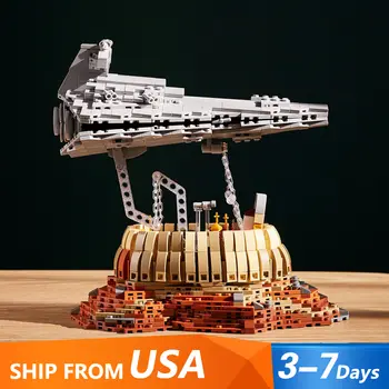 帝國飛越傑達城,星際航空母艦 1563 塊積木飛機模型套裝,適合成人和兒童,是送給孩子的好禮物。 8 最佳銷售 樂高星際大戰UCS - №6