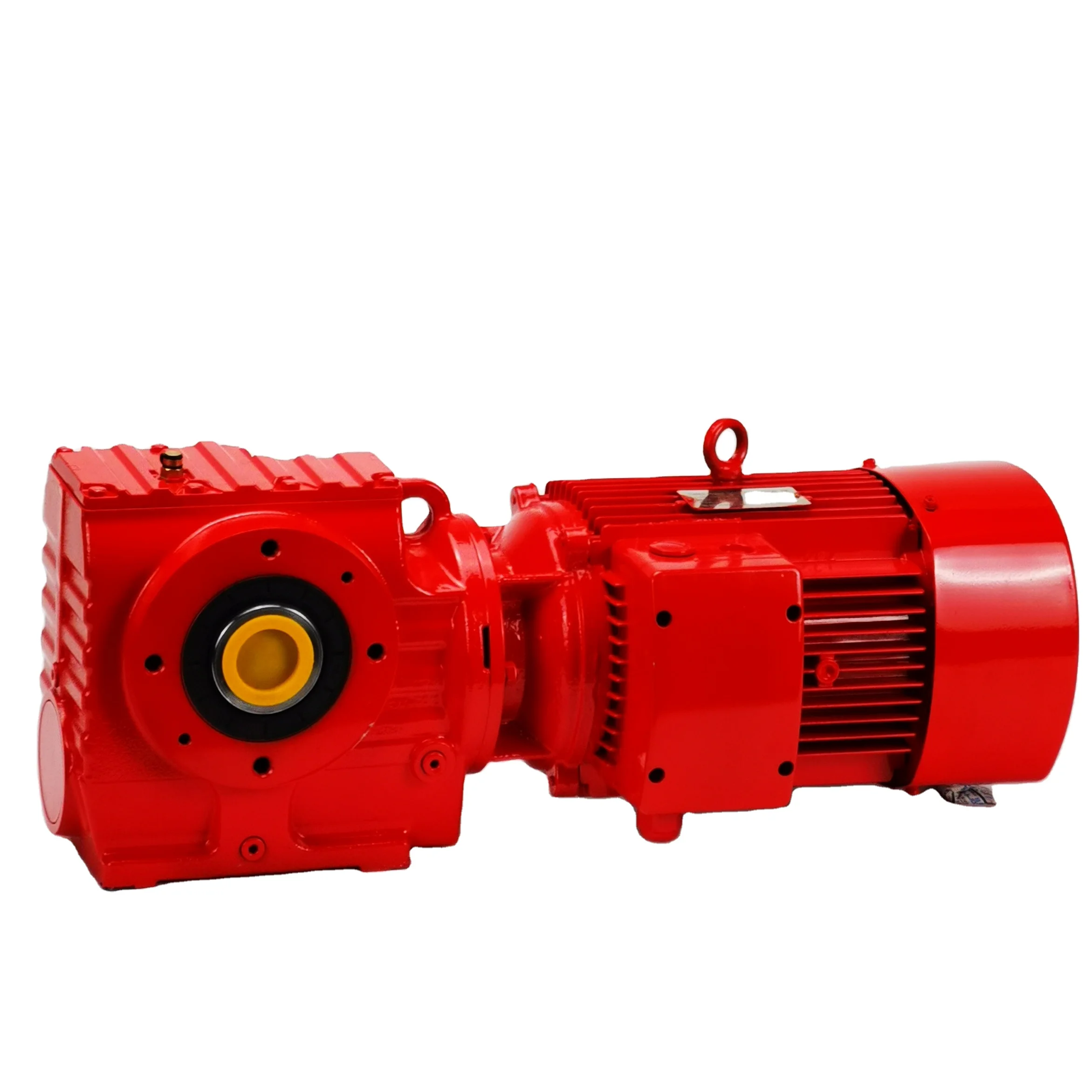 Caja de cambios helicoidal de doble eje serie S Reductor de eje hueco