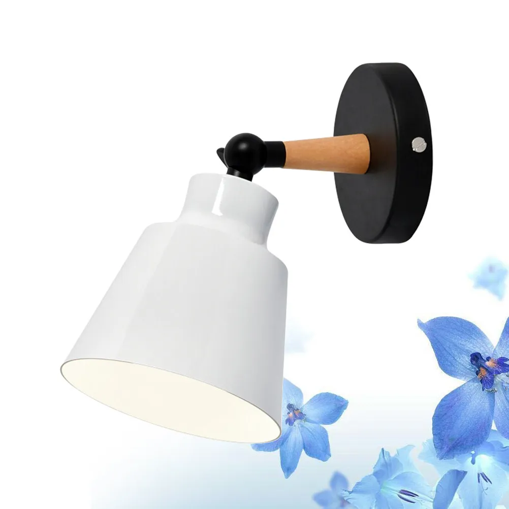 

1Pcs Modern Wall Light Solid Wood Corridor Lamp for Living Room Bedroom Hallway Rustic Indoor Illumination Decor Fixture