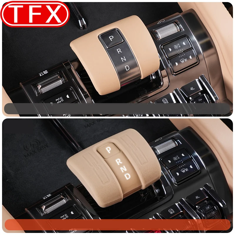 For BYD Leopard 8 Denza B8 2024-2026 Car Silicone Gear Lever Cover Gear Head Protection Cover Gear Lever Cover Auto Accessories