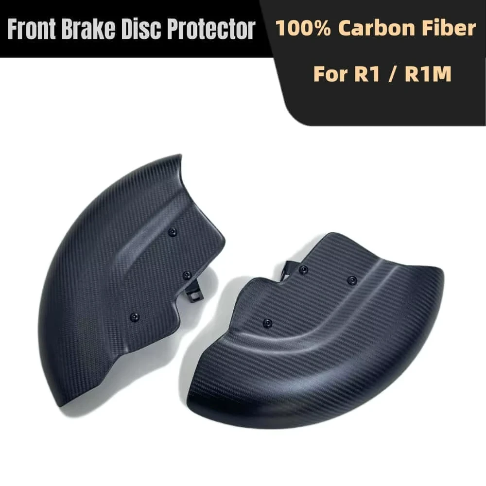 For YAMAHA YZF-R1 R1 / YZF-R1M R1M 3K 100% Carbon Fiber Motorcycle Wheel Cover Brake Disc Protector Cover Radiator