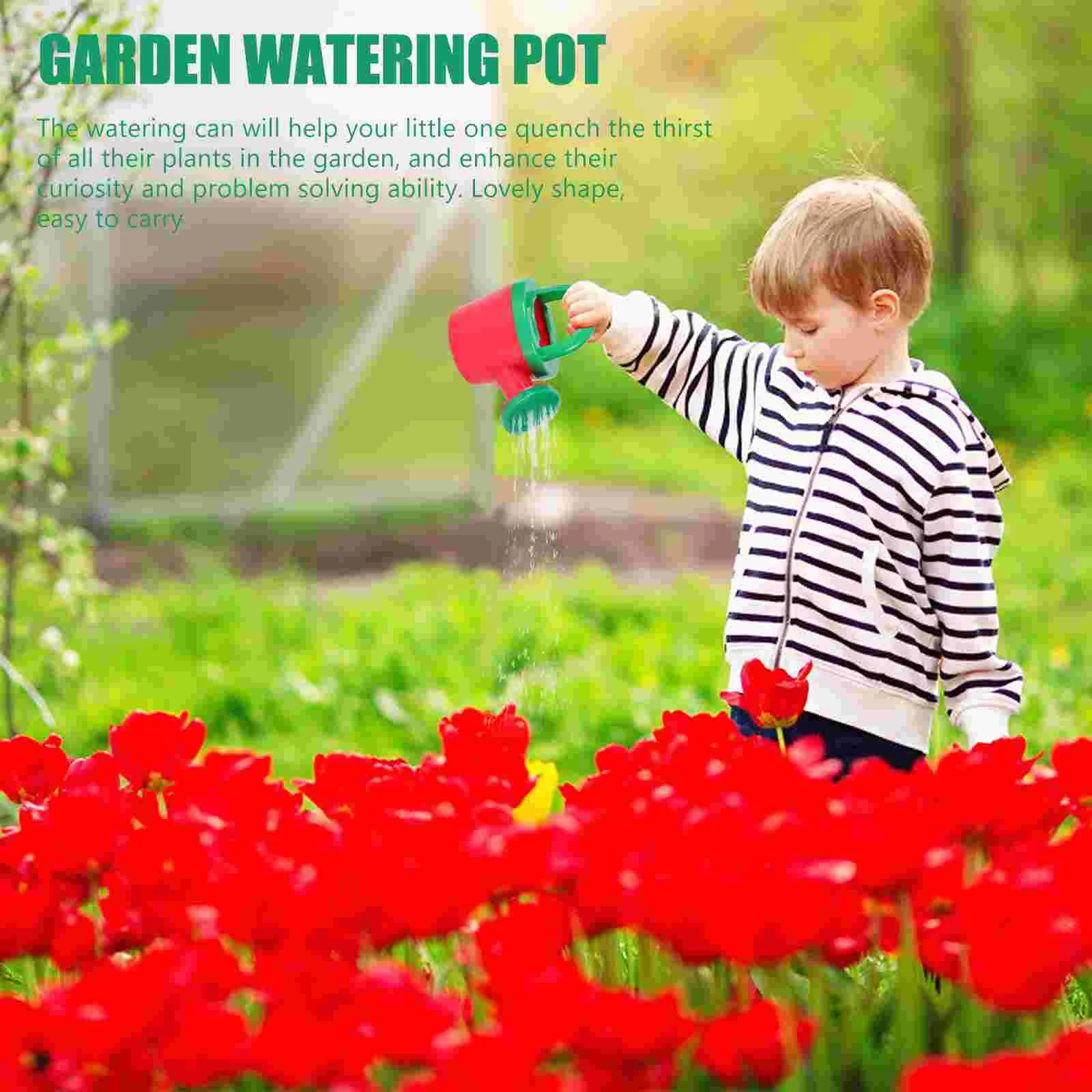 3 Pcs Watering Can Kids Beach Toy Baby Shampoo Cup Garden Pot Bathing Flower Plastic Washing Container Outdoor Toys