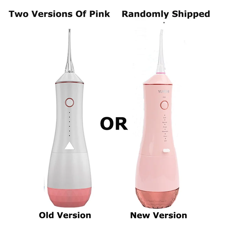 Irrigador Oral eléctrico de agua potente, hilo Dental de limpieza Dental, cuidado de las encías, seis boquillas de repuesto, dispositivo de higiene Oral